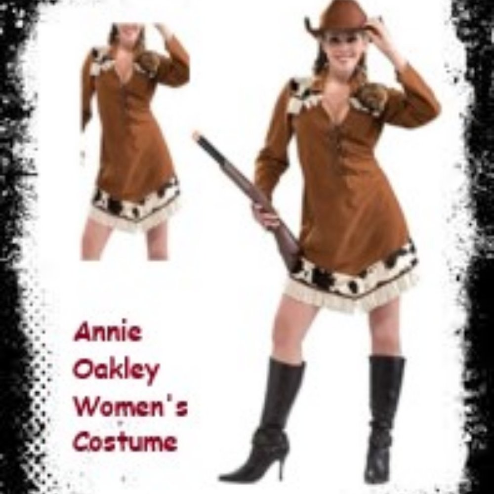VTG Annie Oakley Western Cowgirl Women's Costume Large 14-16 NEW